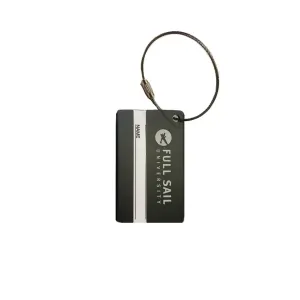 Aluminum Bag Tag - Black