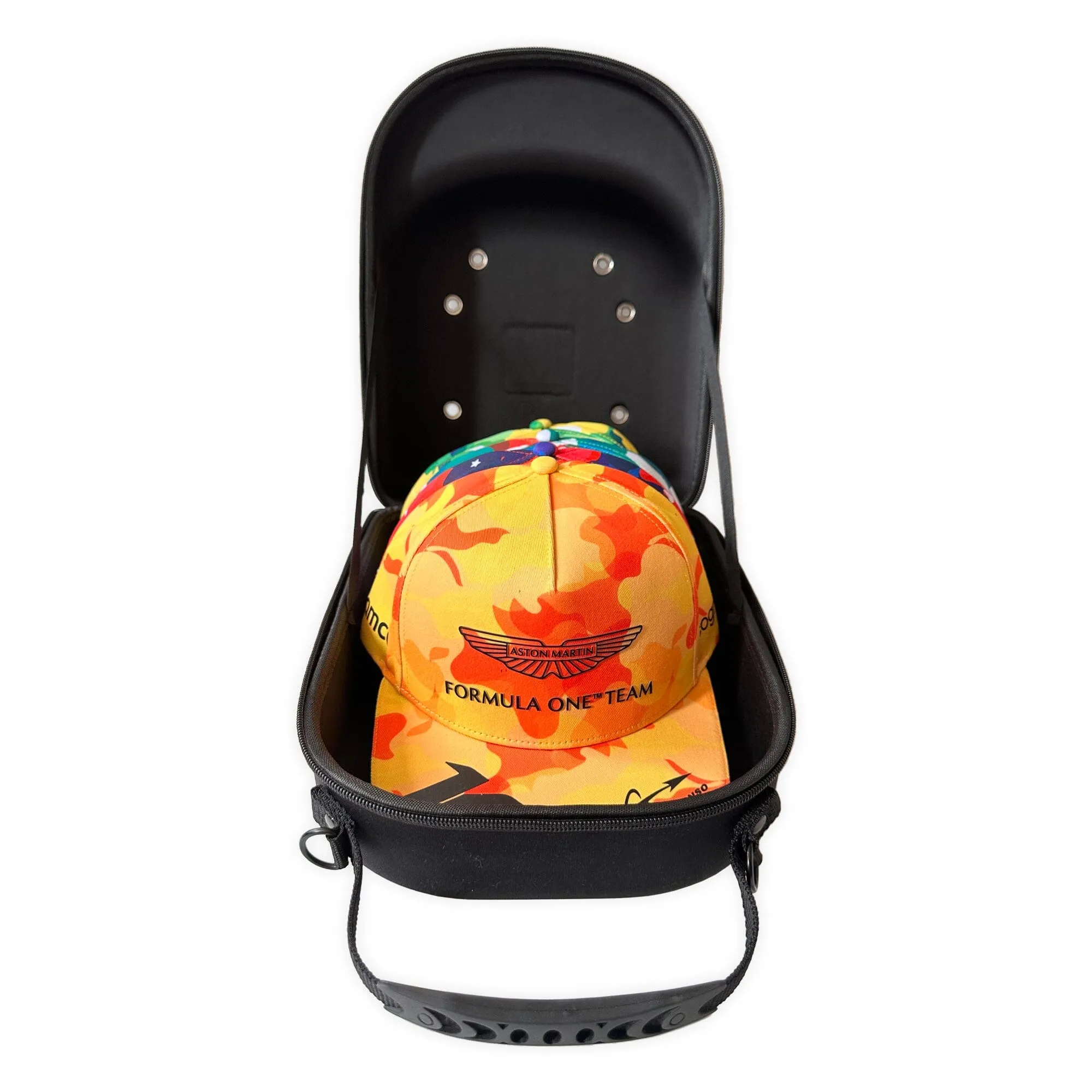 Aston Martin Cognizant F1  Black Team Hat Carrier - Team/Vettel/Stroll