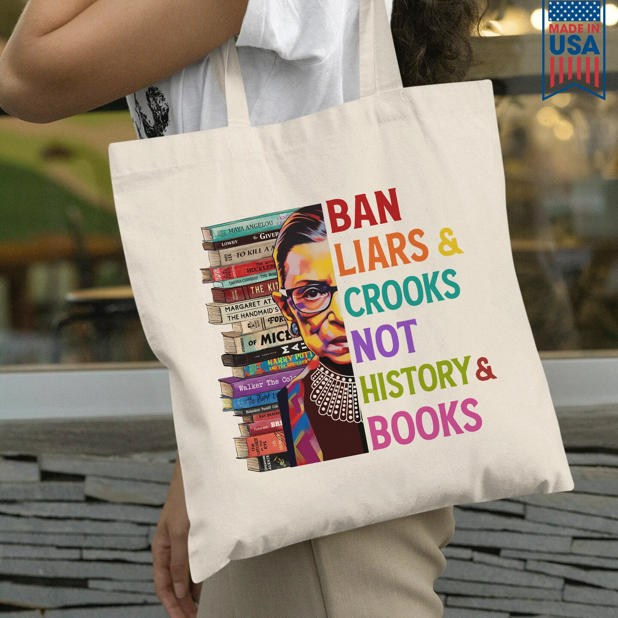 Ban Liars And Crooks Not History And Books Book Lovers Gift TBW313