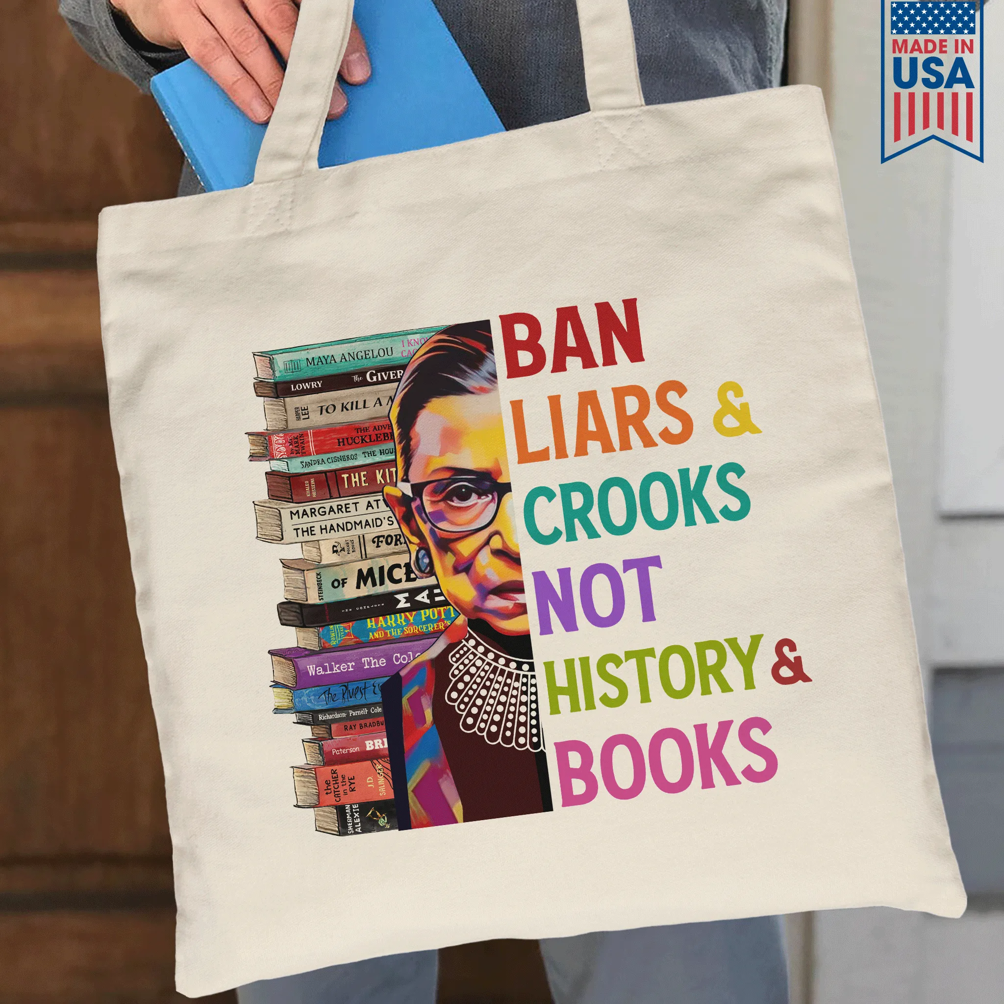 Ban Liars And Crooks Not History And Books Book Lovers Gift TBW313