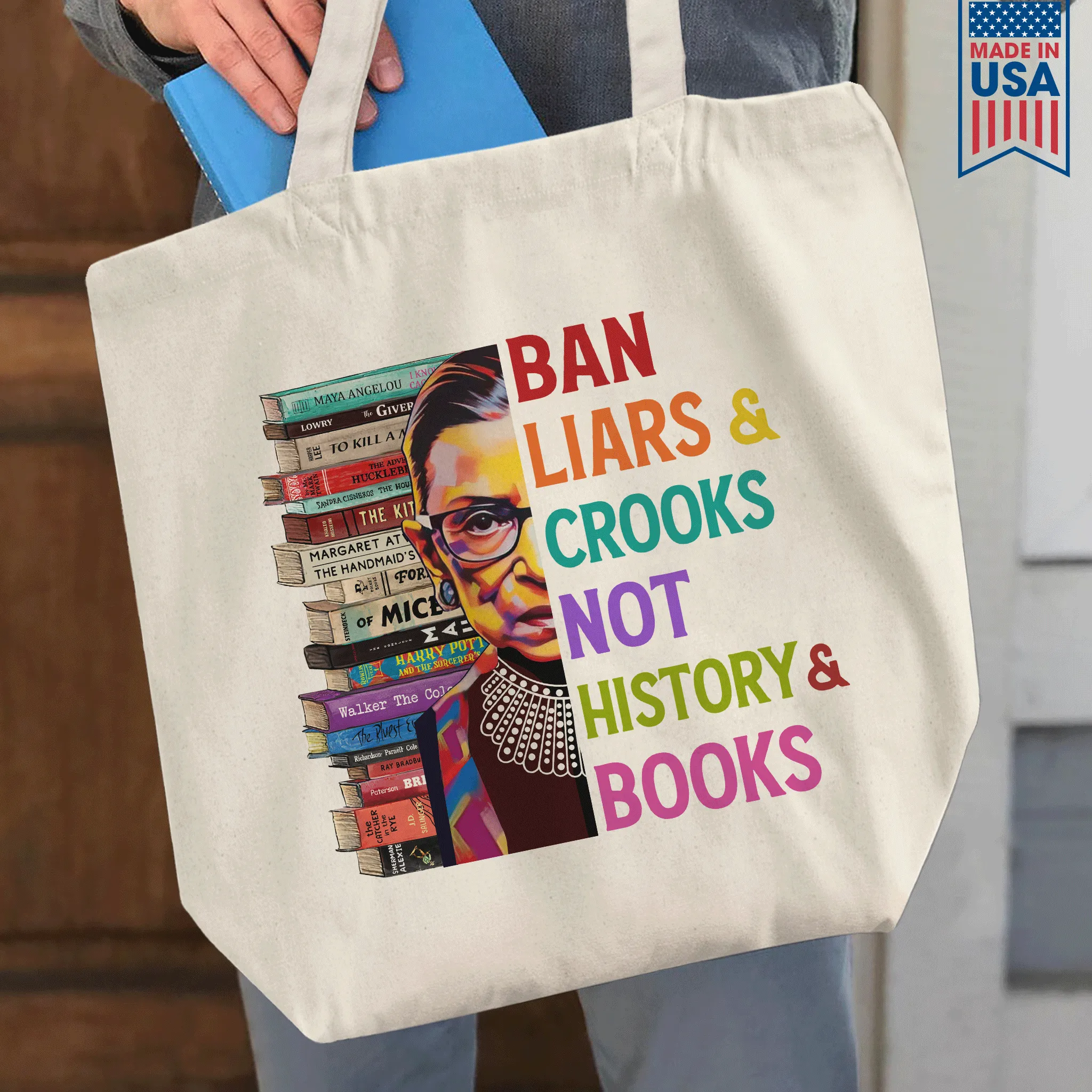 Ban Liars And Crooks Not History And Books Book Lovers Gift TBW313