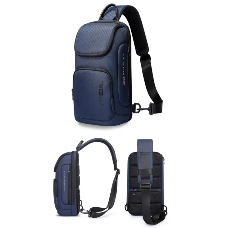 Bange Men Business Chest Bag Light Performance Crossbody Bag(Blue)