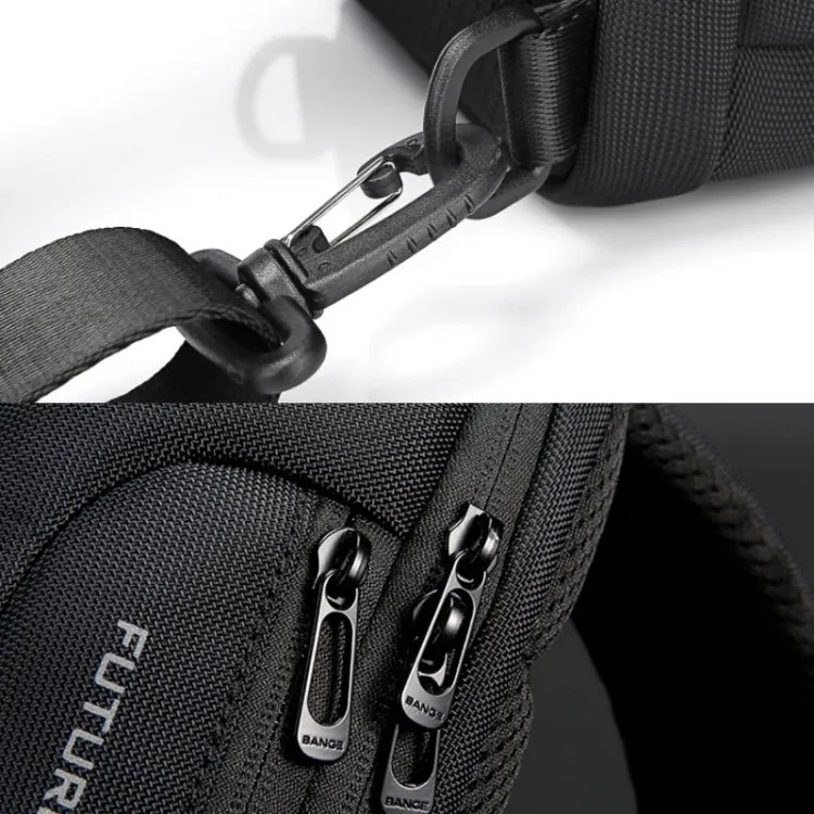 Bange Men Business Chest Bag Light Performance Crossbody Bag(Blue)