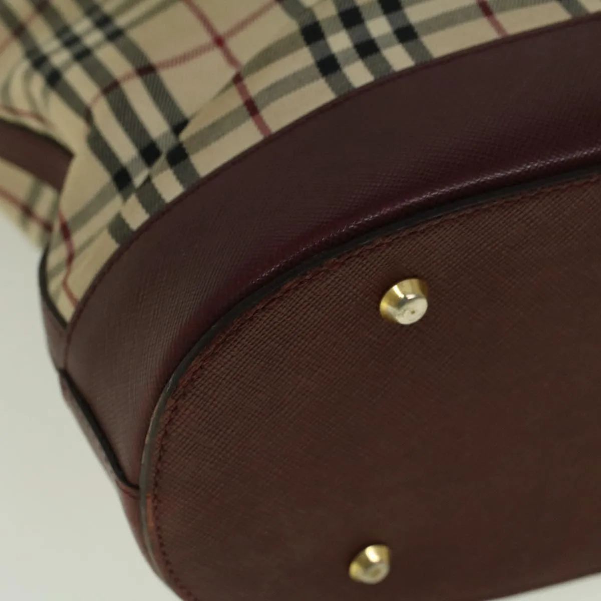 BURBERRY Nova Check Tote Bag Canvas Beige  59255