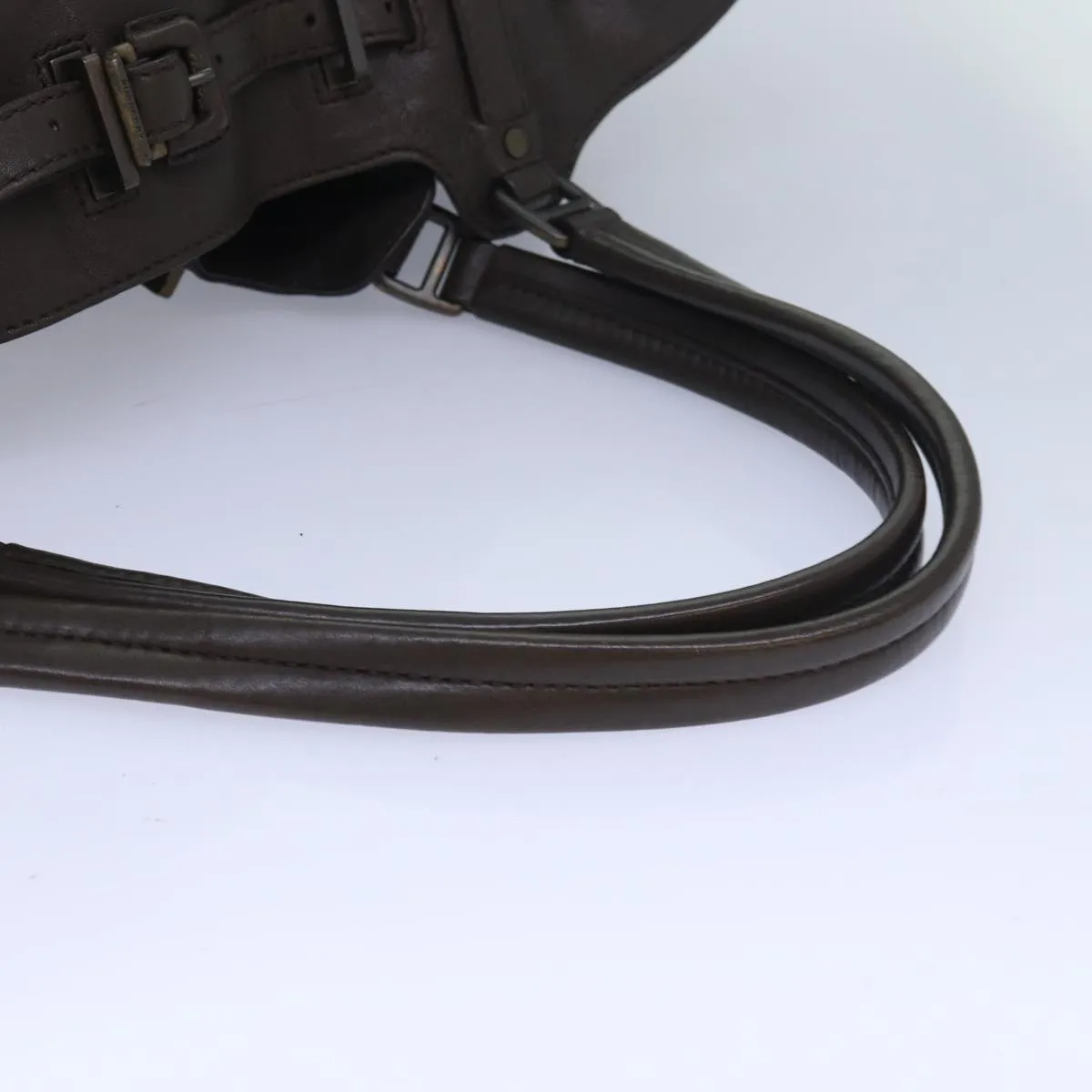 BURBERRY Tote Bag Leather Brown  bs16404