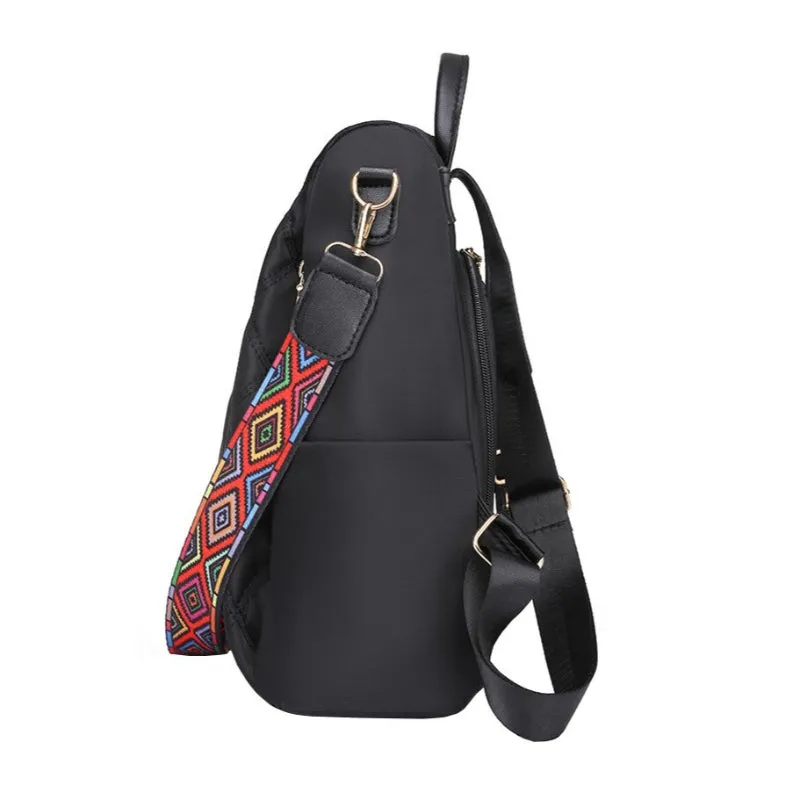 Casual Women's Striped Backpack