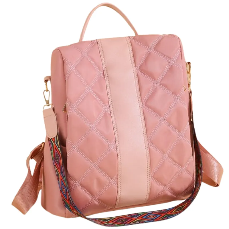 Casual Women's Striped Backpack