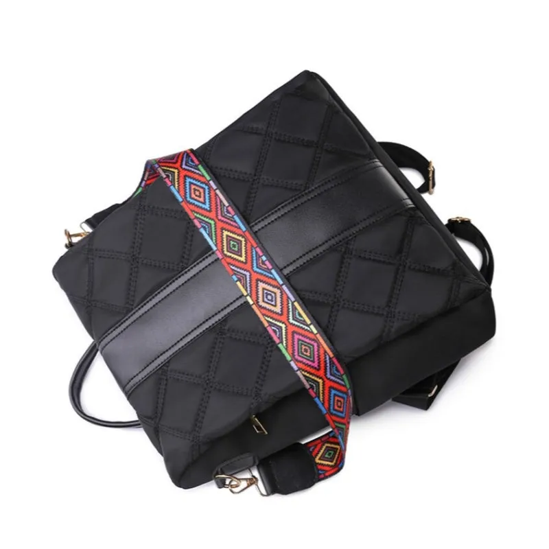 Casual Women's Striped Backpack