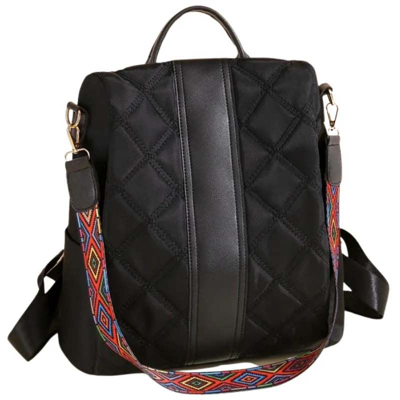 Casual Women's Striped Backpack
