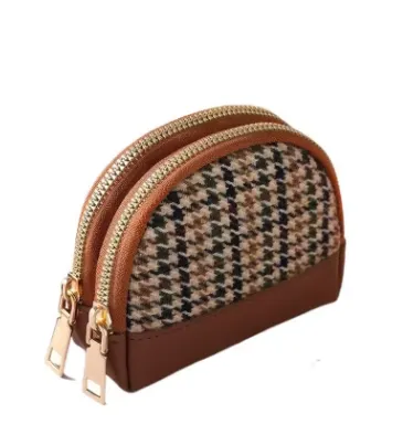 Double Zipper Coin Purse