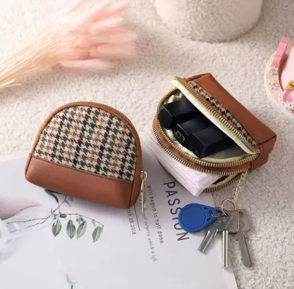 Double Zipper Coin Purse