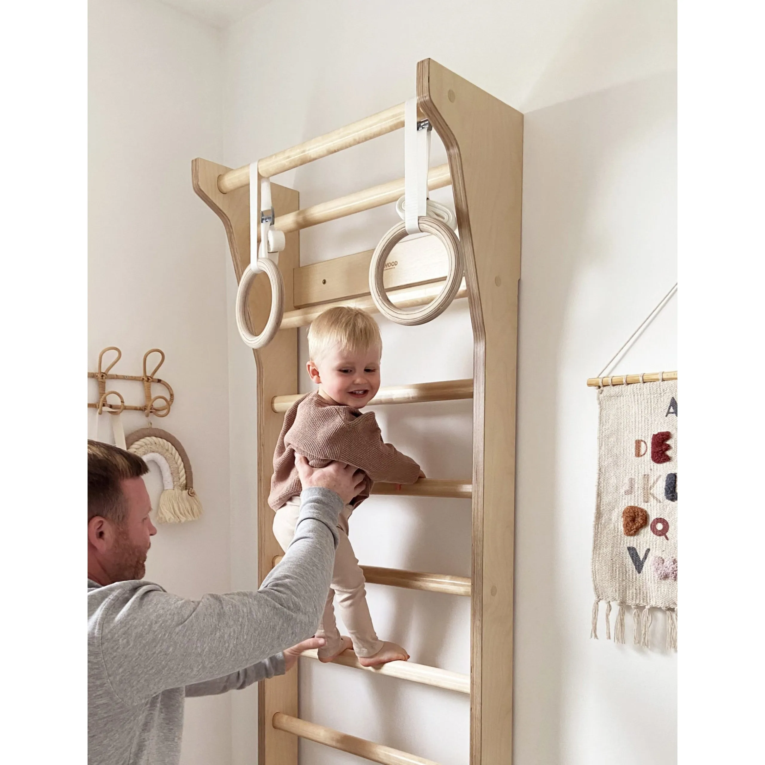 FitWood TAIMI Mini Wall Bars Birch
