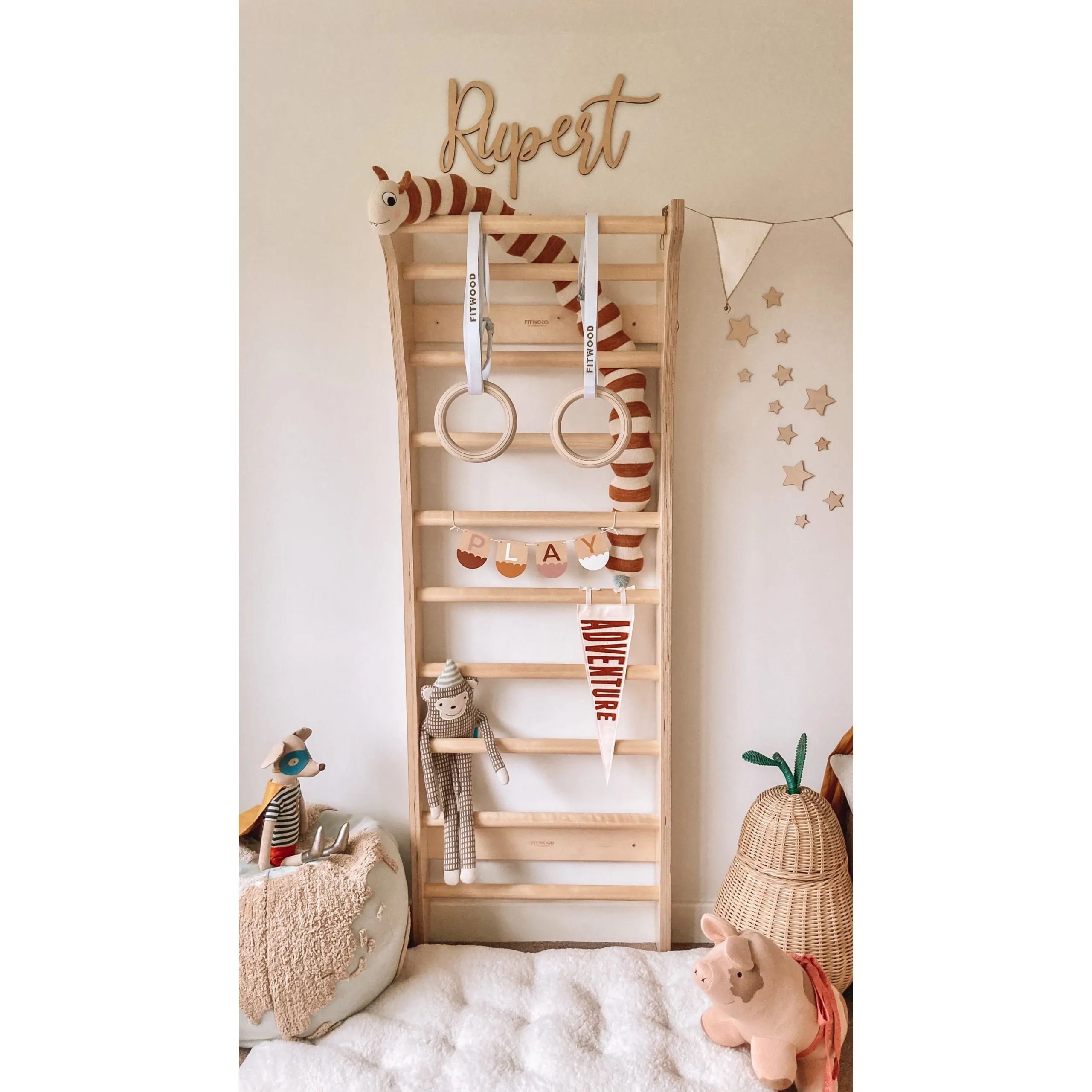FitWood TAIMI Mini Wall Bars Birch