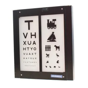 Illuminated Test Chart 3 Metre