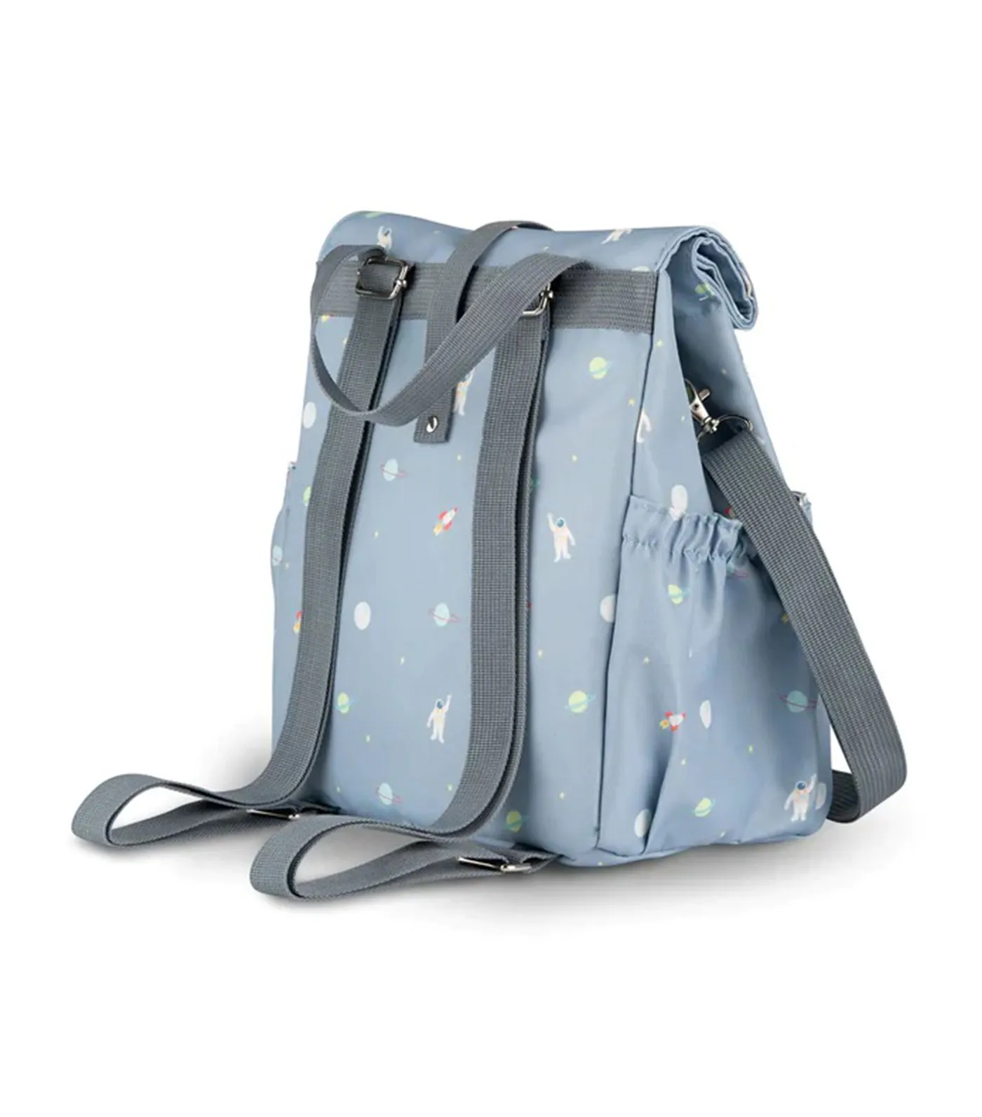 Insulated Roll-Up Lunch Bag - Spaceship