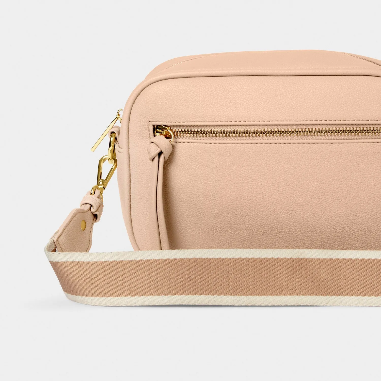 Katie Loxton Hallie Crossbody Strap Bag Nude Pink