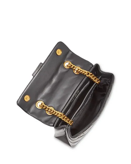 Kensington KURT GEIGER LONDON Leather Crossbody Bag, Black