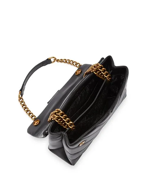Kensington KURT GEIGER LONDON Leather Crossbody Bag, Black