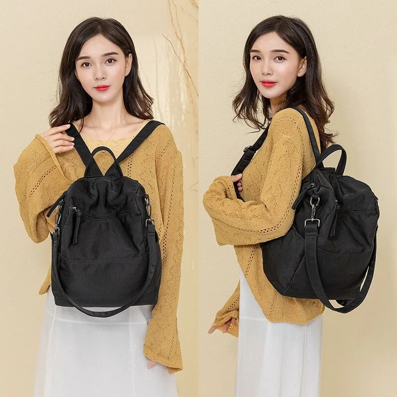 Large Capacity Oxford Solid Color Bag