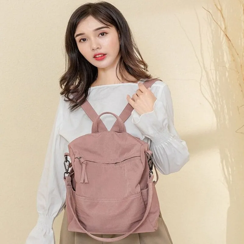 Large Capacity Oxford Solid Color Bag