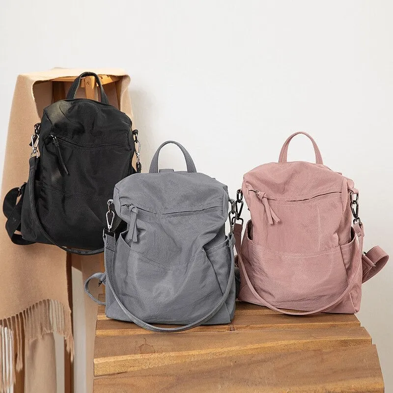 Large Capacity Oxford Solid Color Bag