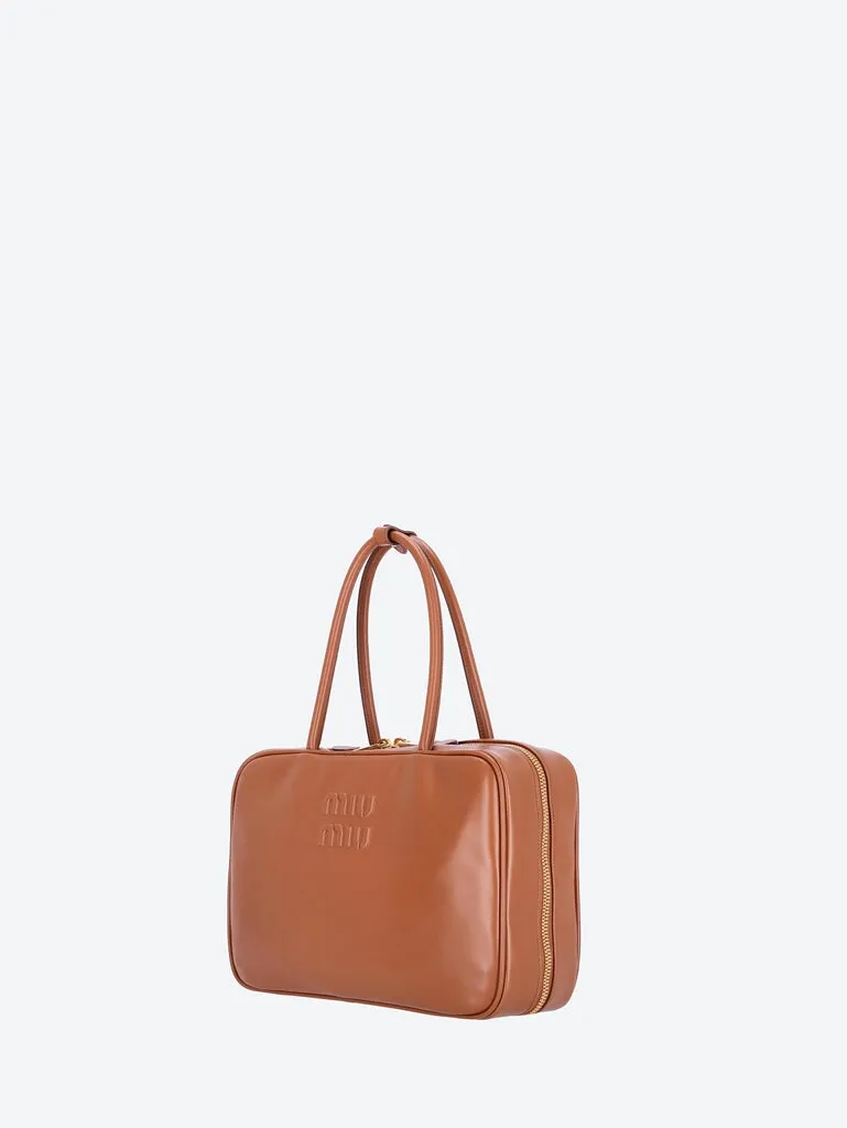 Leather beau bag