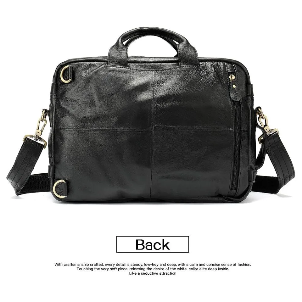 Luxury Exotic Leather Travel Laptop Backpack