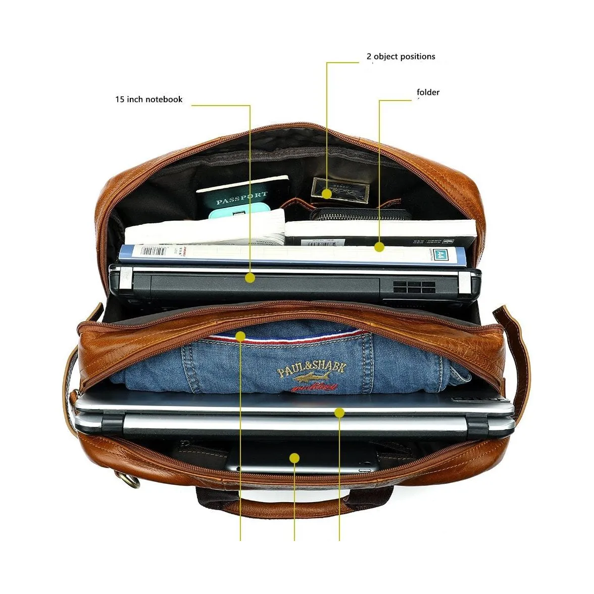 Luxury Exotic Leather Travel Laptop Backpack