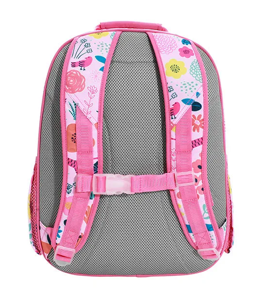 Mackenzie Pink Sasha's Garden Backpack, Lunch Box, and Water Bottle