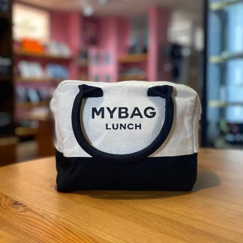 Maryann Bag/ Lunch Bag 2 White Black
