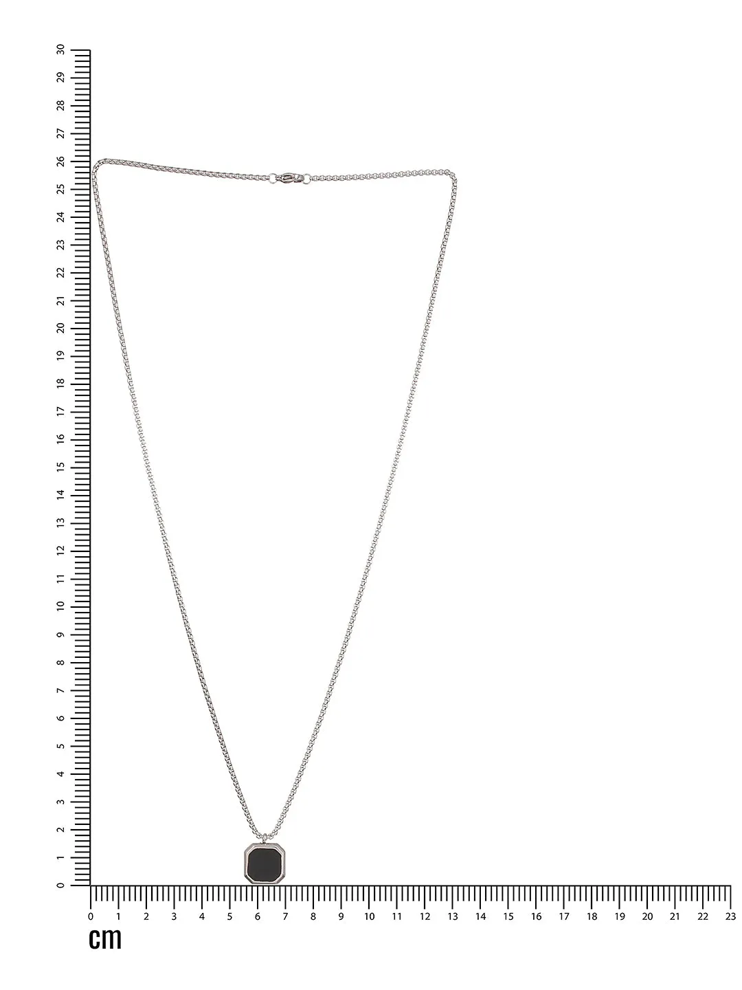 Men Silver-Plated Chain Necklace & Pendant