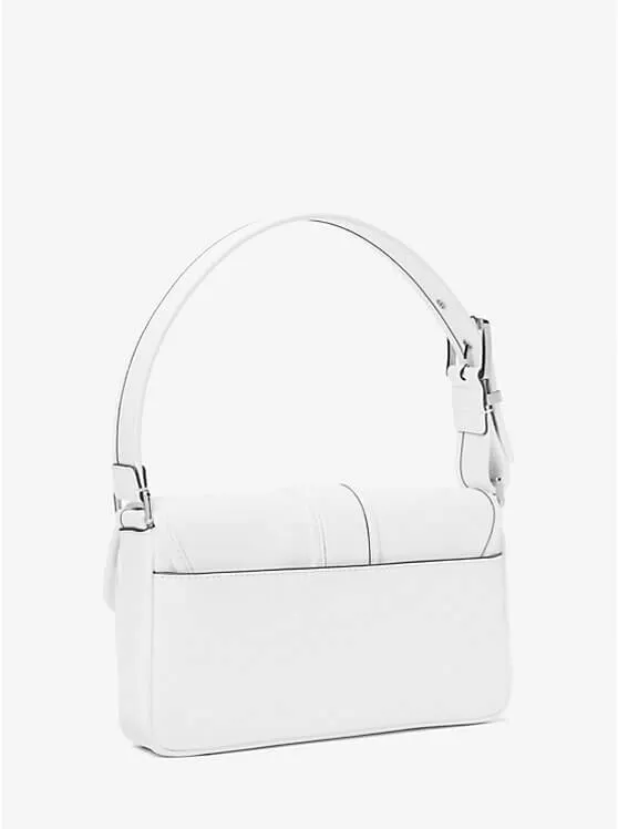 Michael Michael Kors Colby Medium Leather Bag, white
