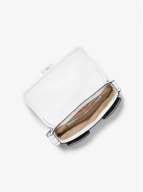 Michael Michael Kors Colby Medium Leather Bag, white