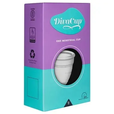 New - The Diva Cup Model 2 Menstrual Cup