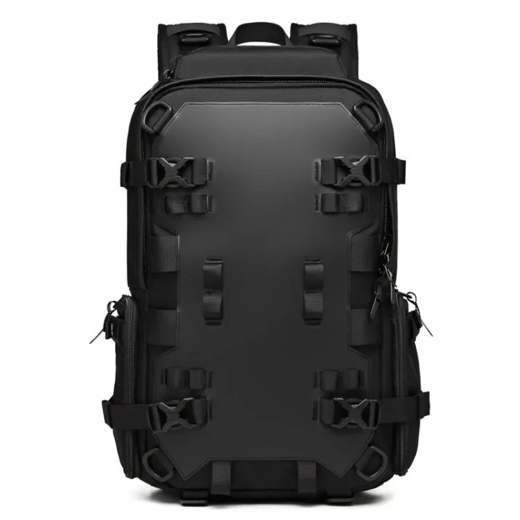 Ozuko 9587 Men Backpack Sports Helmet Men Backpack Breathable Waterproof And Wear-resistant(Black)