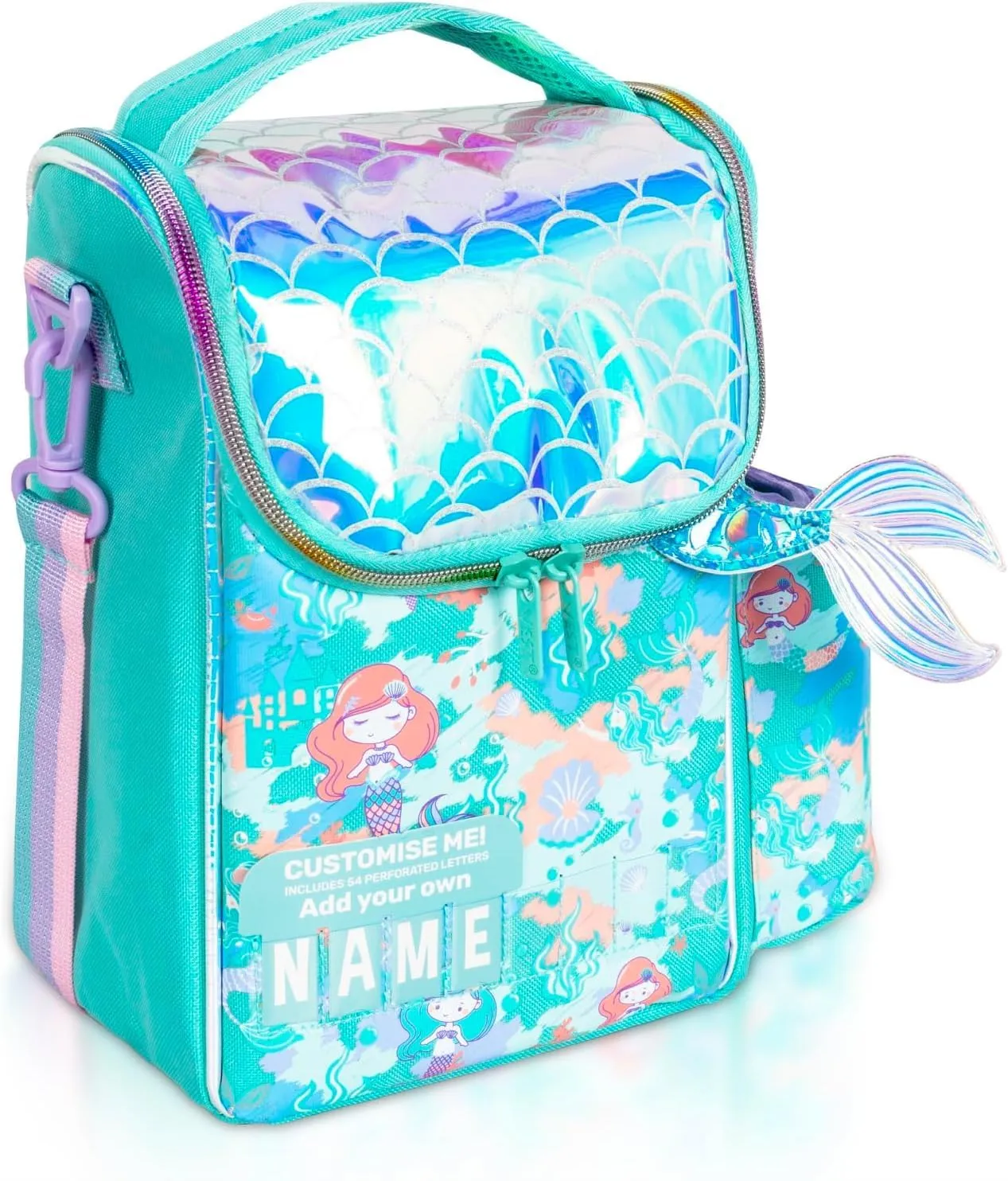 PRODUCTS DOUBLE DECKER COOLER INSULATED LUNCH BAG FOR BOYS & GIRLS&MEN&WOMEN WITH ADJUSTABLE STRAP VERTICLE LUNCH BAG FOR SCHOOL