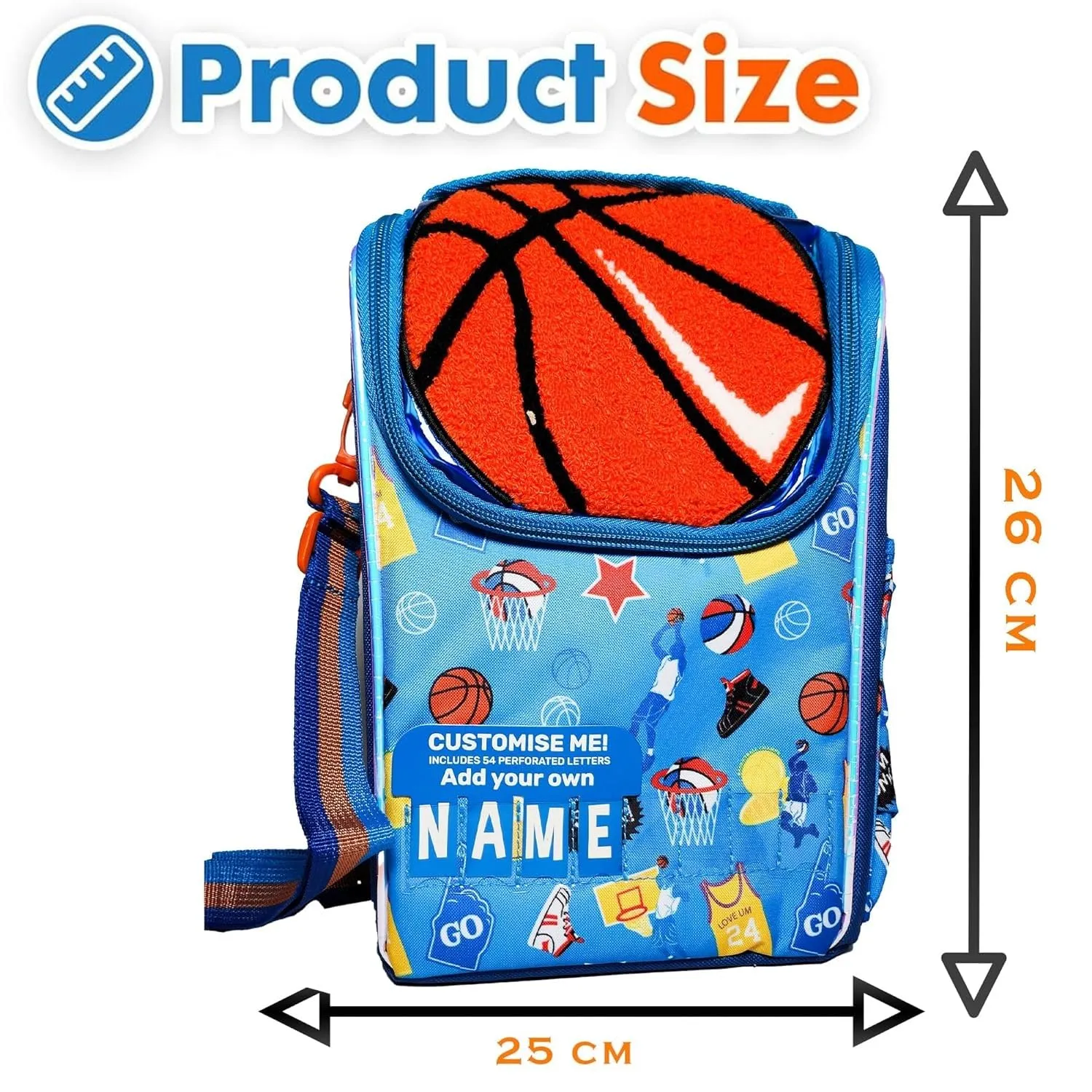 PRODUCTS DOUBLE DECKER COOLER INSULATED LUNCH BAG FOR BOYS & GIRLS&MEN&WOMEN WITH ADJUSTABLE STRAP VERTICLE LUNCH BAG FOR SCHOOL