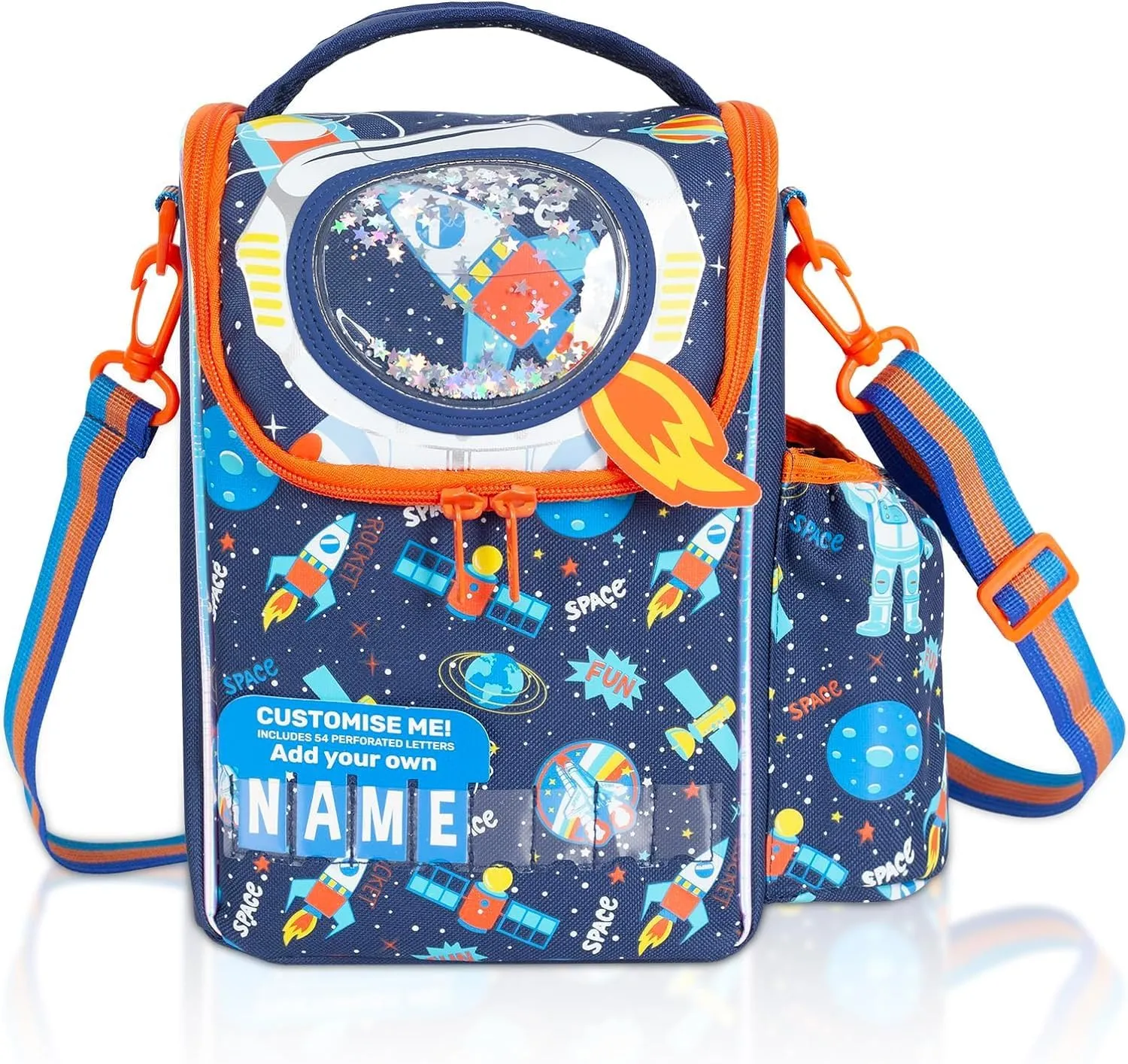 PRODUCTS DOUBLE DECKER COOLER INSULATED LUNCH BAG FOR BOYS & GIRLS&MEN&WOMEN WITH ADJUSTABLE STRAP VERTICLE LUNCH BAG FOR SCHOOL