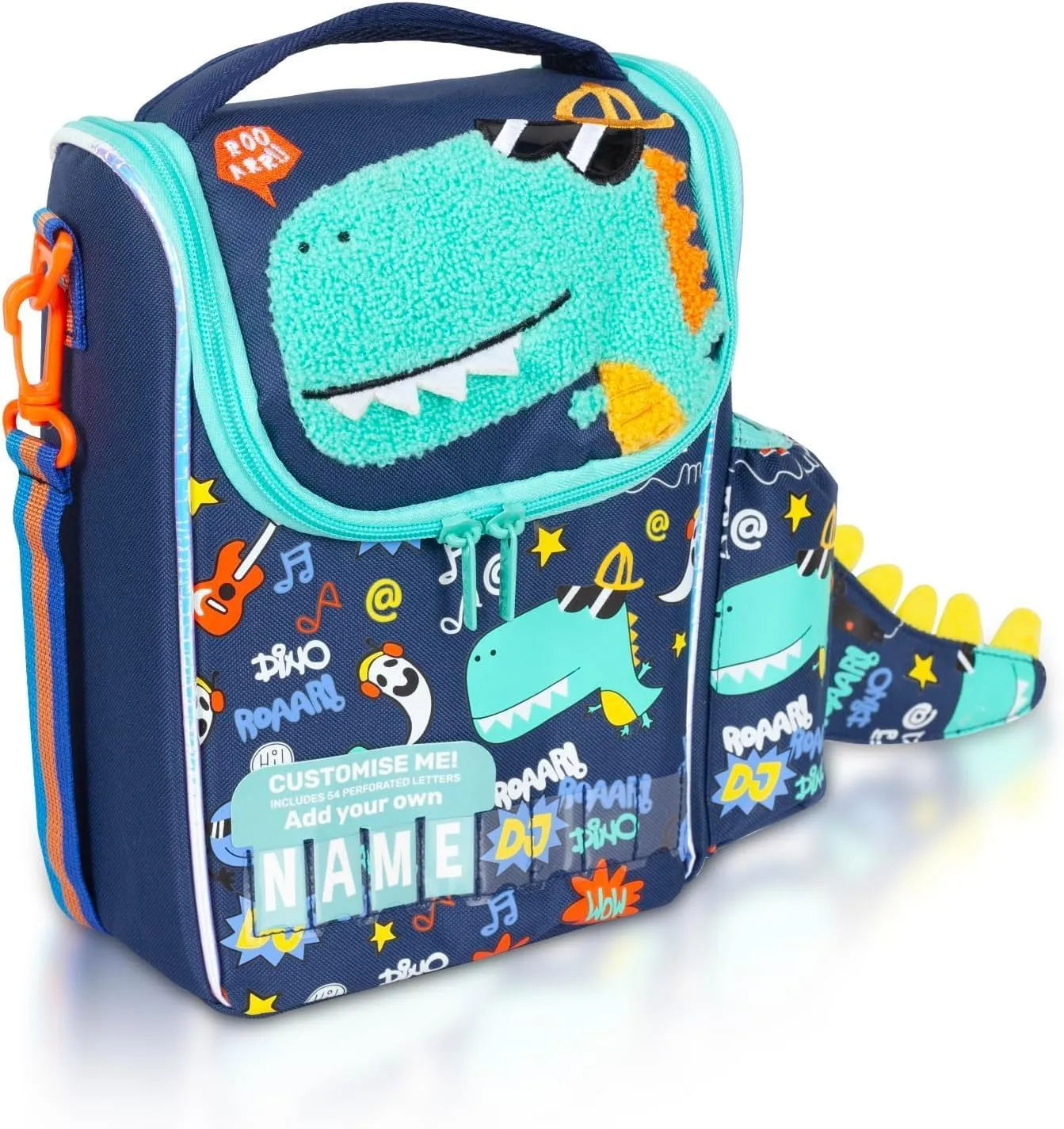 PRODUCTS DOUBLE DECKER COOLER INSULATED LUNCH BAG FOR BOYS & GIRLS&MEN&WOMEN WITH ADJUSTABLE STRAP VERTICLE LUNCH BAG FOR SCHOOL