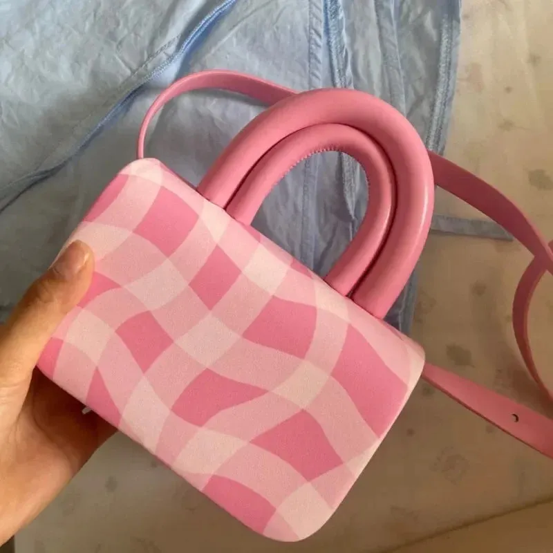 TAVIMART  -  2024 New Women Fashion Fairy Plaid Shoulder Bag All Match Elegant Office Lady Handbag Casual Y2k Aesthetic Trendy Crossbody Bags