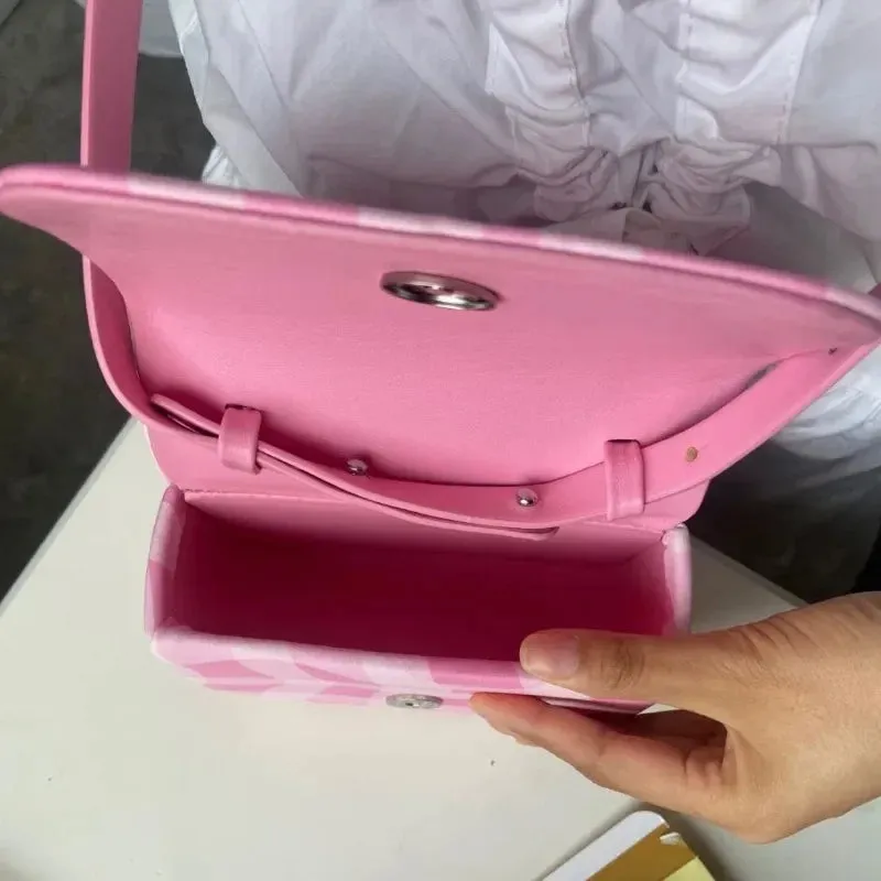 TAVIMART  -  2024 New Women Fashion Fairy Plaid Shoulder Bag All Match Elegant Office Lady Handbag Casual Y2k Aesthetic Trendy Crossbody Bags