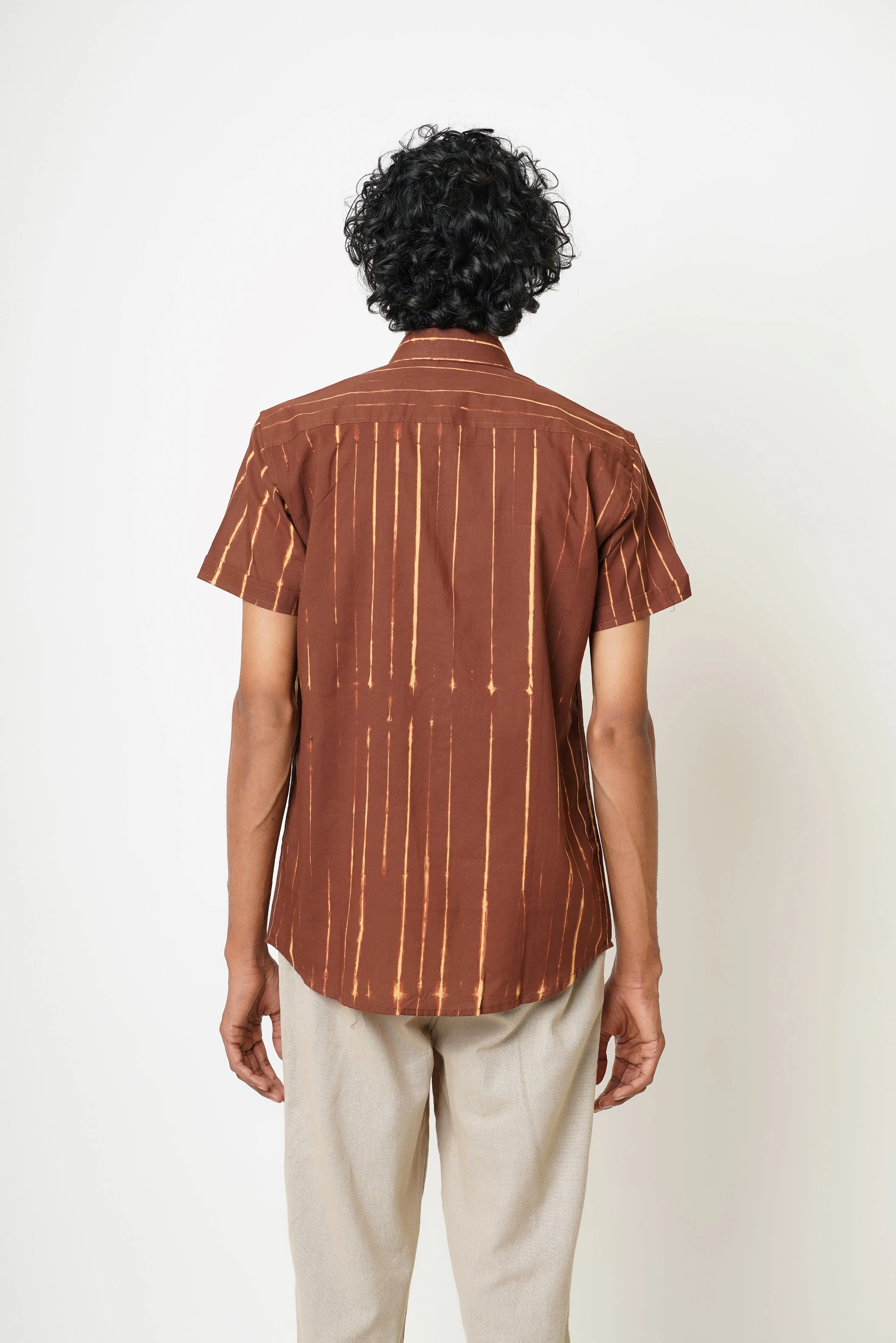 Tie & Dye Men's Half Sleeves Shirt
