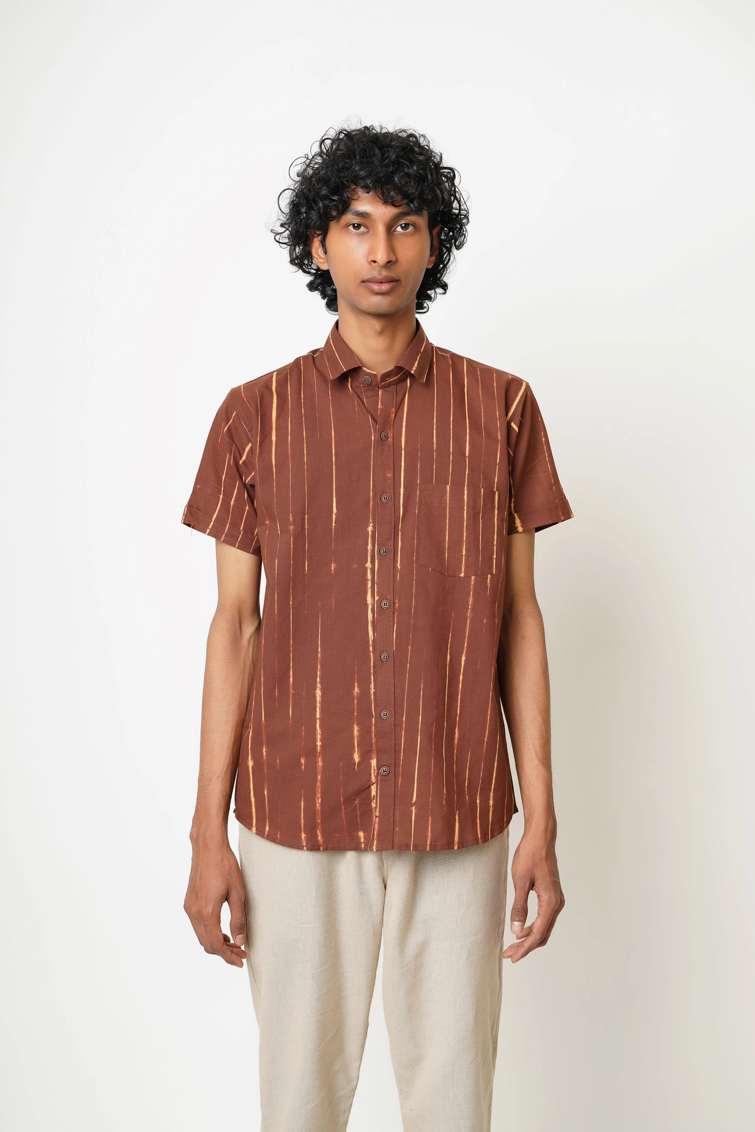 Tie & Dye Men's Half Sleeves Shirt