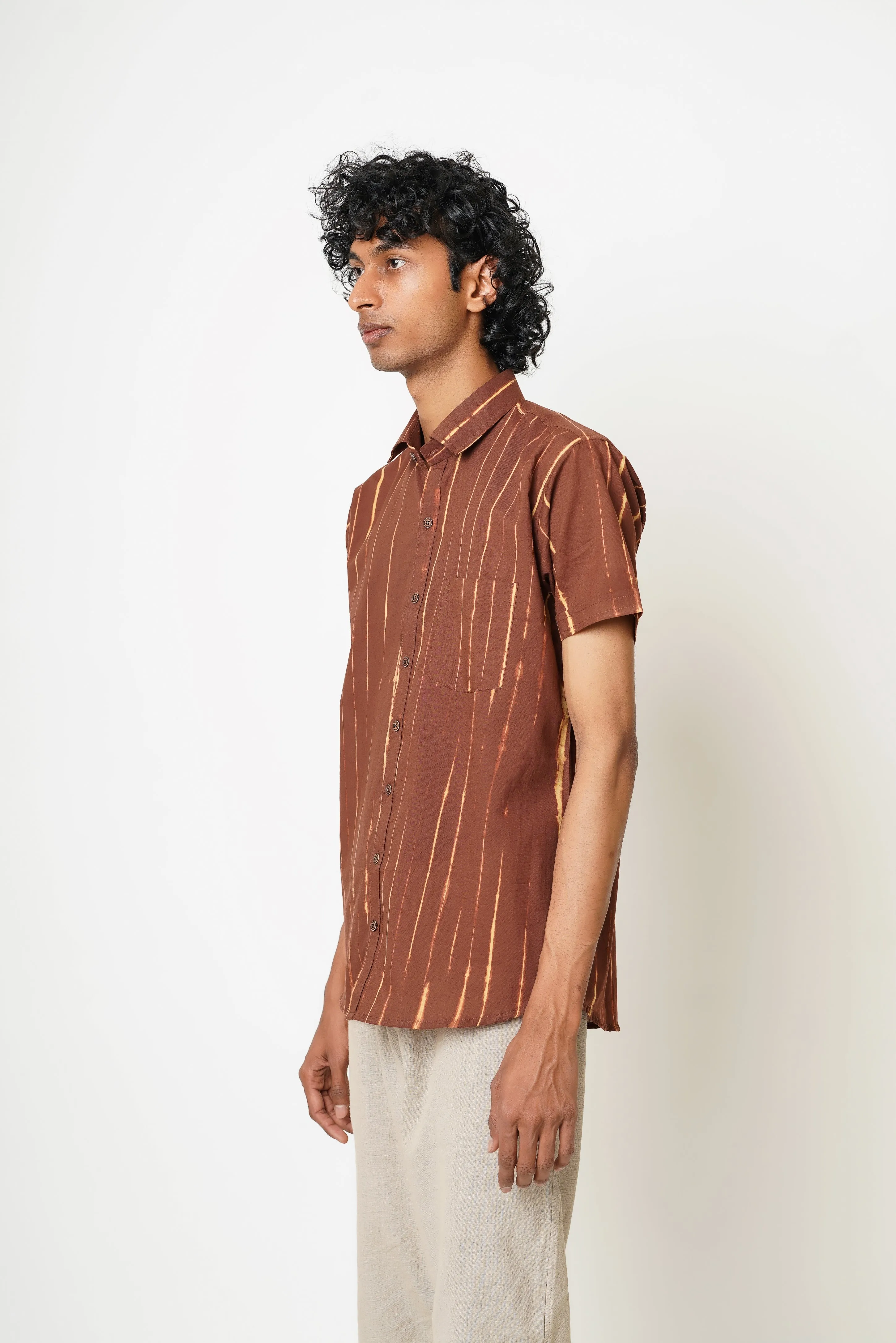 Tie & Dye Men's Half Sleeves Shirt