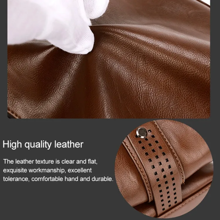 WEIXIER 15036-4 Multifunctional Men Business Handbag Computer Briefcase Single Shoulder Bag (Dark Brown)