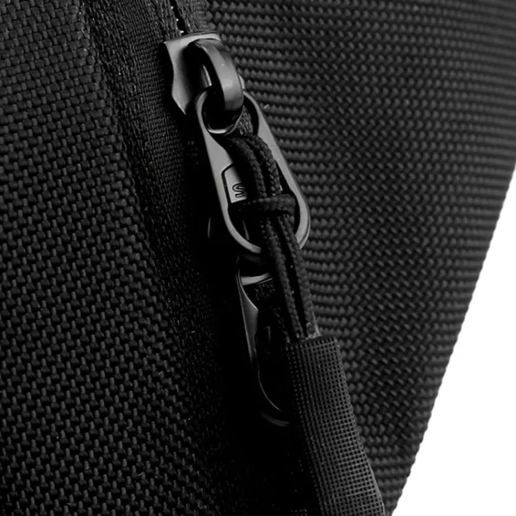 WEPOWER Men Crossbody Bag Multi-Functional Sports Waist Bag Outdoor Small Shoulder Bag(Black)