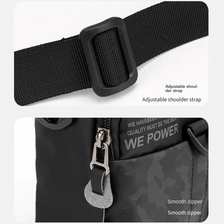 WEPOWER Men Light Sports Shoulder Small Bags(Army Green)