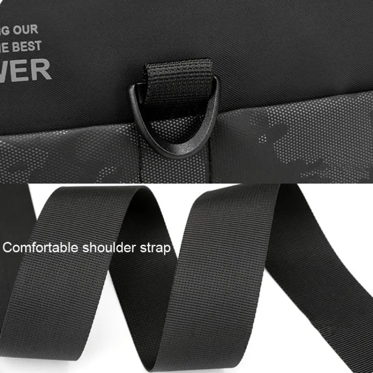 WEPOWER Men Sport Messenger Bag Outdoor Street Casual Messenger Bag(Dark Blue)
