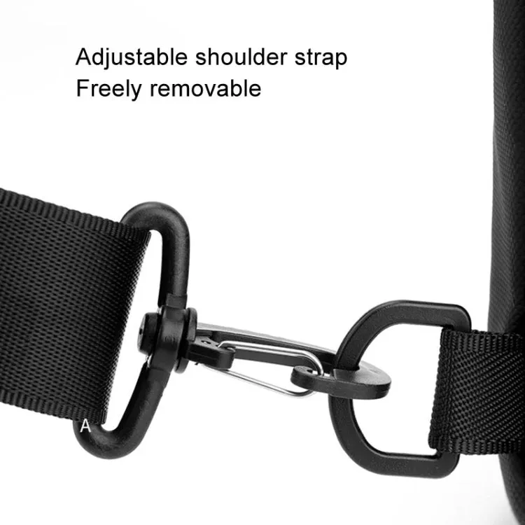 WEPOWER Outdoor Daily Chest Bag Men Crossbody Shoulder Bag(Black)