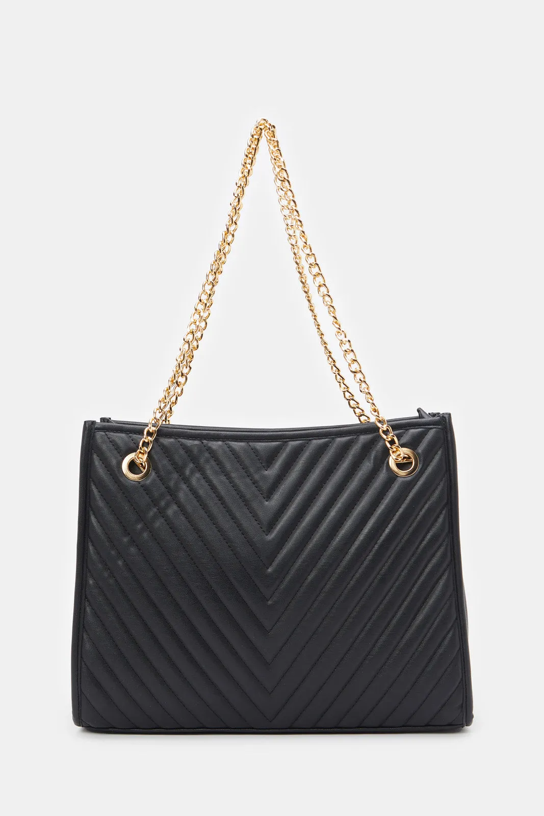 Women Black Tote Bag